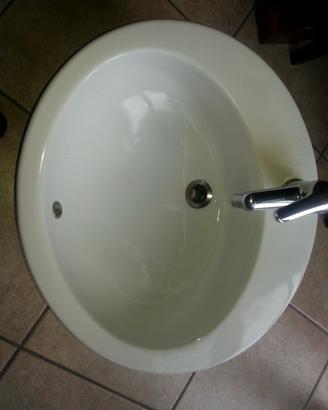 Lavabo da incasso in porcellana 