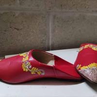 Babouche etnica donna Rossa 37