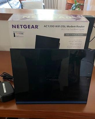 Netgear D6200-100PES AC1200 Mbps WiFi Modem Router