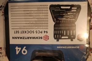 Set chiavi a bussola/cricchetti 94pz auto/moto