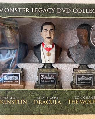 Cofanetto DVD The Monster Legacy Collection statue