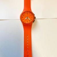 Orologio swatch chronograph arancione