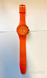 Orologio swatch chronograph arancione