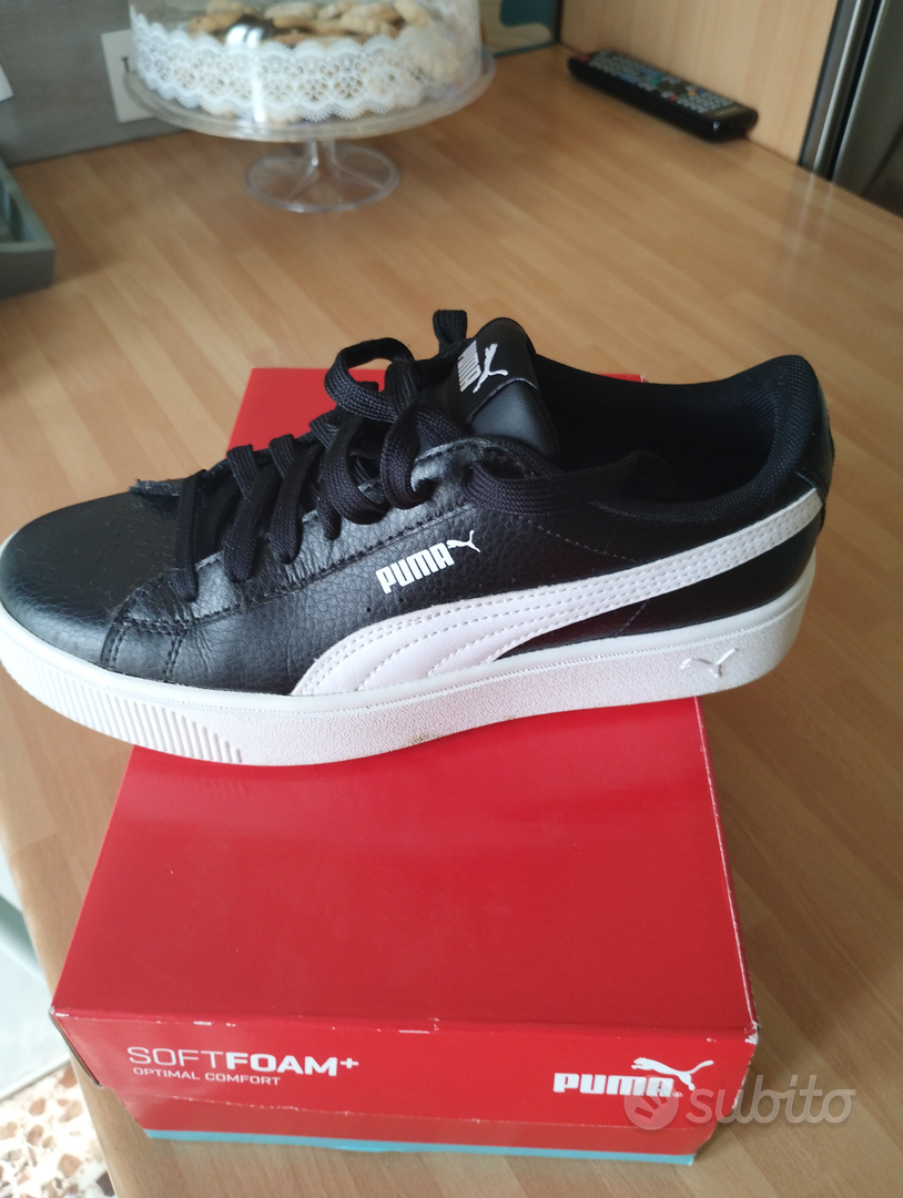 Puma alte outlet bianche e nere