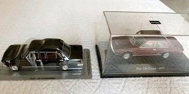 2 modelli FIAT 130 scala 1:43 (Coupe’+Papamobile)