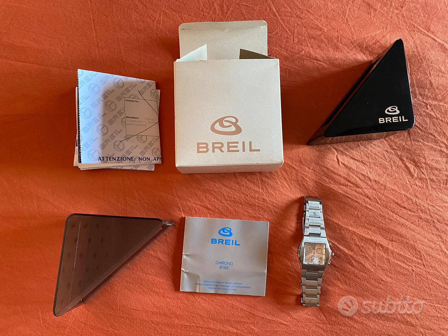 Breil CHRONO 8162 cronografo vintage Abbigliamento e Accessori