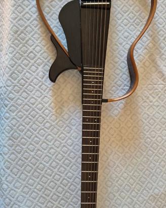 Yamaha SLG200S TBL Silent Guitar con custodia