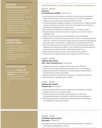 Orlatrice/addetta al banco