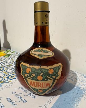 Bottiglia da collezione anni 90 Aurum