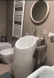 Lavabo bagno da terra in ceramica pregiata Scarabe