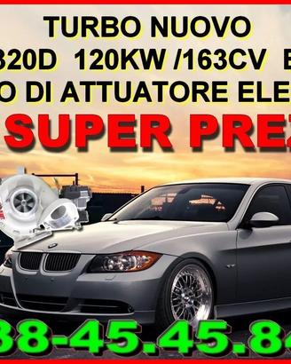 Turbo nuovo turbina bmw 320d 163cv e90 e91 120kw