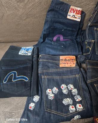 pantaloni vintage evisu
