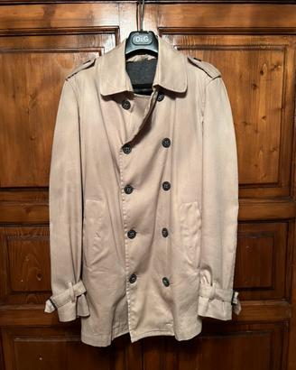 Trench doppiopetto beige ZARA Man– taglia L