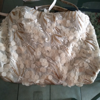 Borsa nuova con paillettes 47x35cm