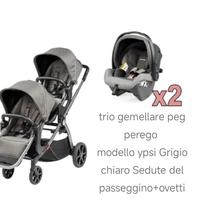 passeggino gemellare Peg Perego Ypsi