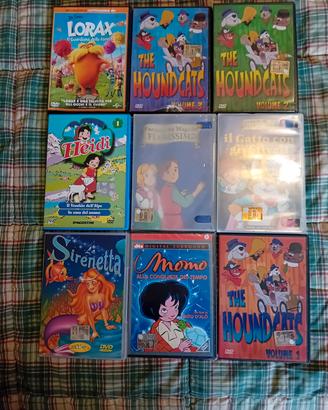 x9 DVD cartoni animati funzionanti