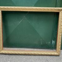 Grande Cornice Dorata Stile Luigi XIV