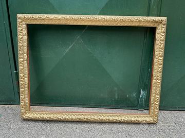 Grande Cornice Dorata Stile Luigi XIV