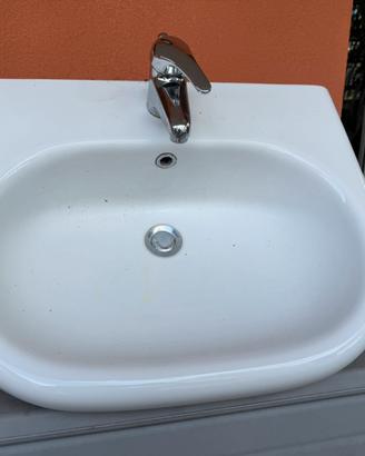 Lavabo bagno con colonna