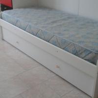 Letto a cassetto 2 letti con materassi letto bimbo