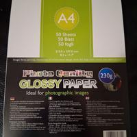 Carta fotografica lucida 230gr