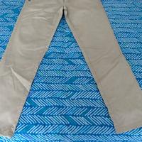 pantaloni lunghi uomo in cotone colore sabbia 