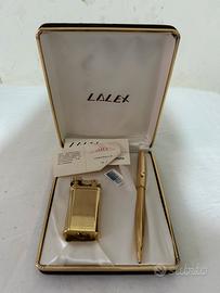 Set penna e accendino vintage