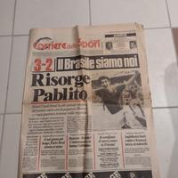 Corriere dello Sport 6 luglio 1982 vittoria 3-2