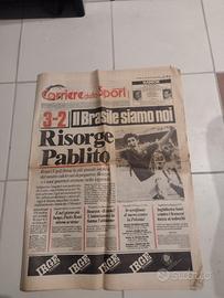 Corriere dello Sport 6 luglio 1982 vittoria 3-2