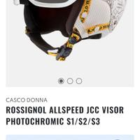 Casco Rossignol con maschera Fotocromatica S1 S2 S