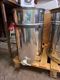 2 Barili acciaio inox per miele