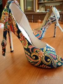 Scarpe donna primavera estate numero 39. Tacco 12
