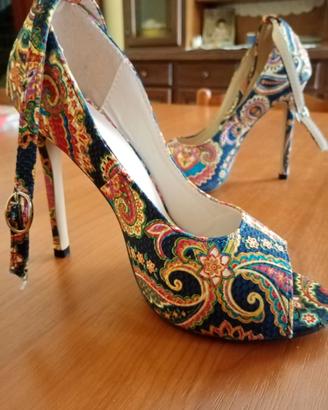 Scarpe donna primavera estate numero 39. Tacco 12