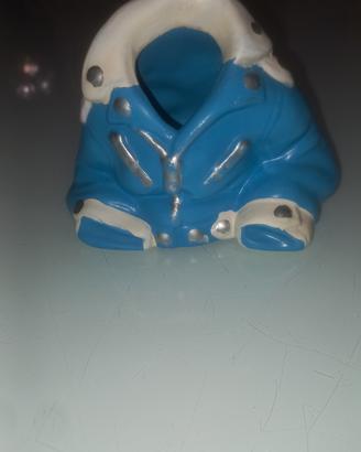 Portapenne giacchetto blu e bianco...Lazio.