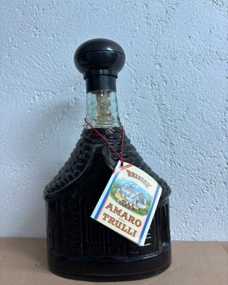 Bottiglia vintage Amaro dei Trulli Beltion anni 70