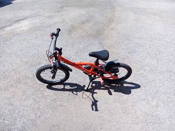 bici unisex bambino marca b.rwin 18 colore arancio