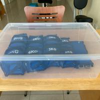 Set Cavigliere/Polsiere 0,5-2,5 Kg in Pratico Box