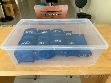Set Cavigliere/Polsiere 0,5-2,5 Kg in Pratico Box