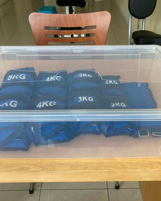 Set Cavigliere/Polsiere 0,5-2,5 Kg in Pratico Box