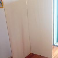 2 Pannelli di legno a 2 ante con cerniere