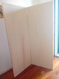 2 Pannelli di legno a 2 ante con cerniere