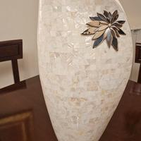 vaso + centrotavola sovrani in madreperla 