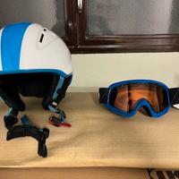 Casco e maschera da sci junior