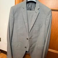 abito uomo Del Mare 1911 tg 52 lana vergine grigio