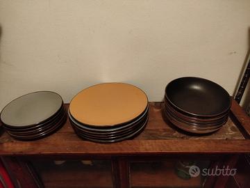 set 18 piatti Kasanova Stoneware Sahara