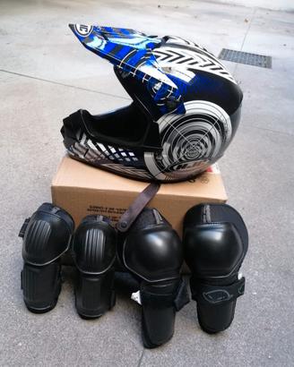 Casco più protezioni