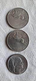 3 monete 1949 10 lire pegaso e 5 lire uva