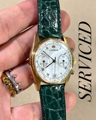 Orologio Lorenz anni 80 cronografo Valjoux 7734