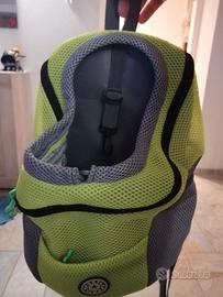 pettorina e trasportino per cane