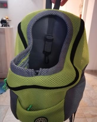 pettorina e trasportino per cane